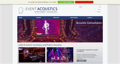 Desktop Screenshot of eventacoustics.com